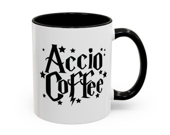 Accio Coffee - Taza de café mágica - Ideas de regalos nerd para amantes de la literatura y los libros