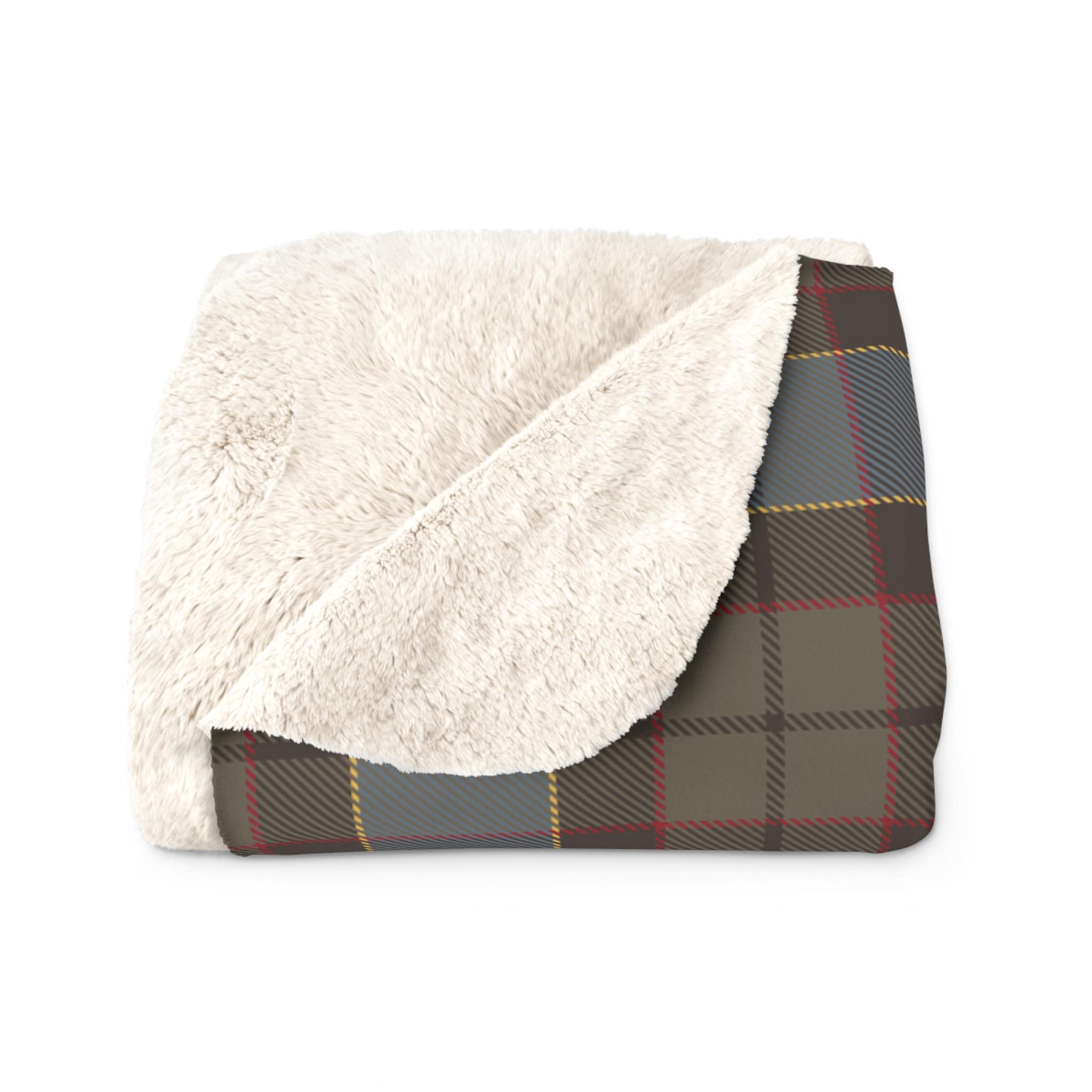 Fraser Tartan Sherpa Fleece Blanket, Outlander Gift - Etsy