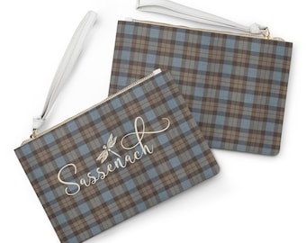 Sassenach Clutch Bag: Outlander Fan Gift, Vegan Leather