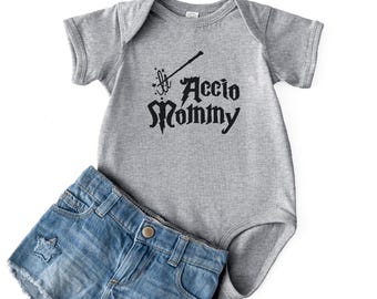 Accio Mommy Baby Onesie: Wizarding Baby Clothes