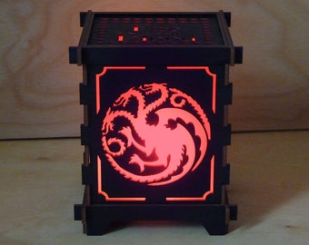 Dragon Shoji Lamp - Targaryen