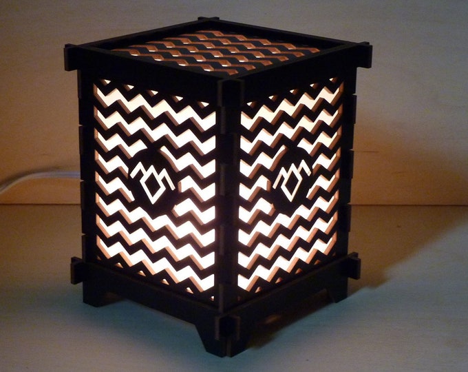 Owl Cave Shoji Lamp