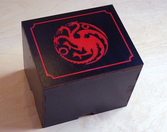 House Targaryen Dragon Stash Box with rolling tray