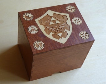 Hylian Shield 2 Jar Stash Box with Rolling tray