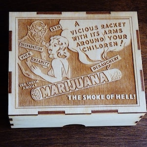 Reefer Madness Stash Box with jar image 2