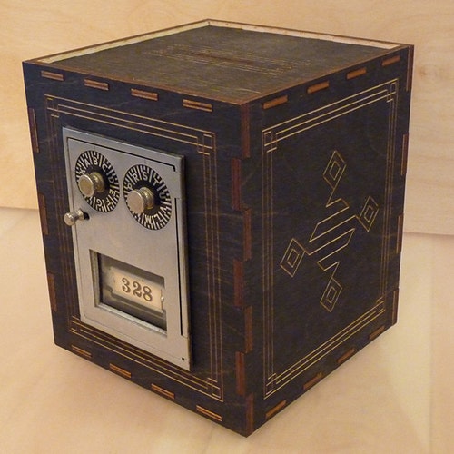 Vintage Post Office Box Bank Etsy