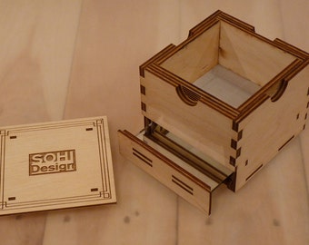 Wooden Kief Box - Pollen Sifter