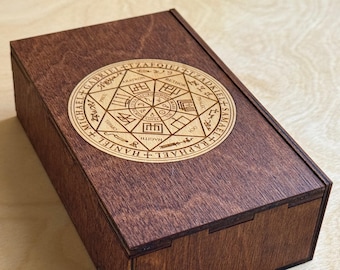 Wooden Tarot Card Box