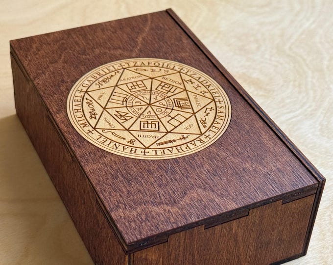 Wooden Tarot Card Box