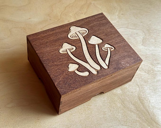 Magic Mushroom 2 Jar Stash Box