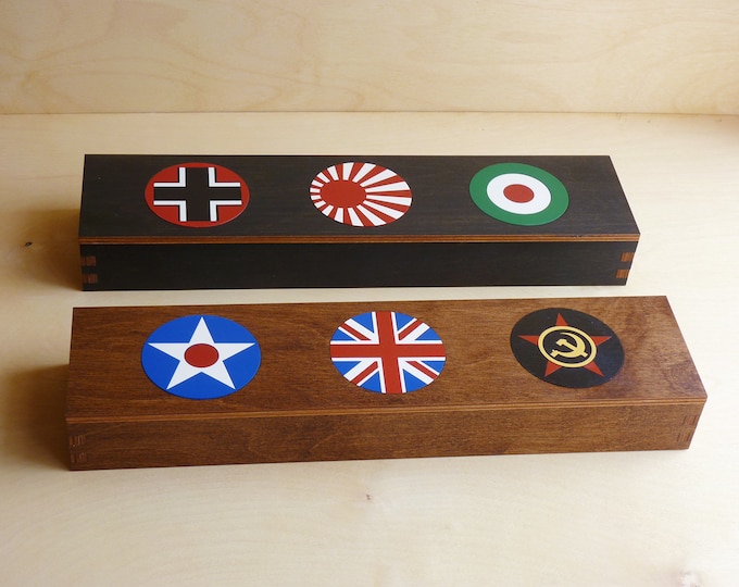 WWII Game Boxes for Tokens, Vehicles and Troops