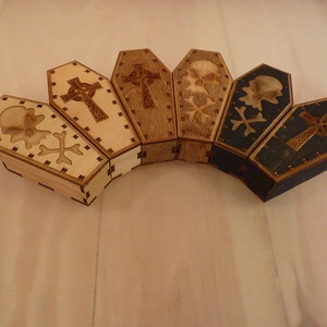 Mini 4" Coffin boxes (Sets of 2)