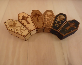 Mini 4" Coffin boxes (Sets of 2)