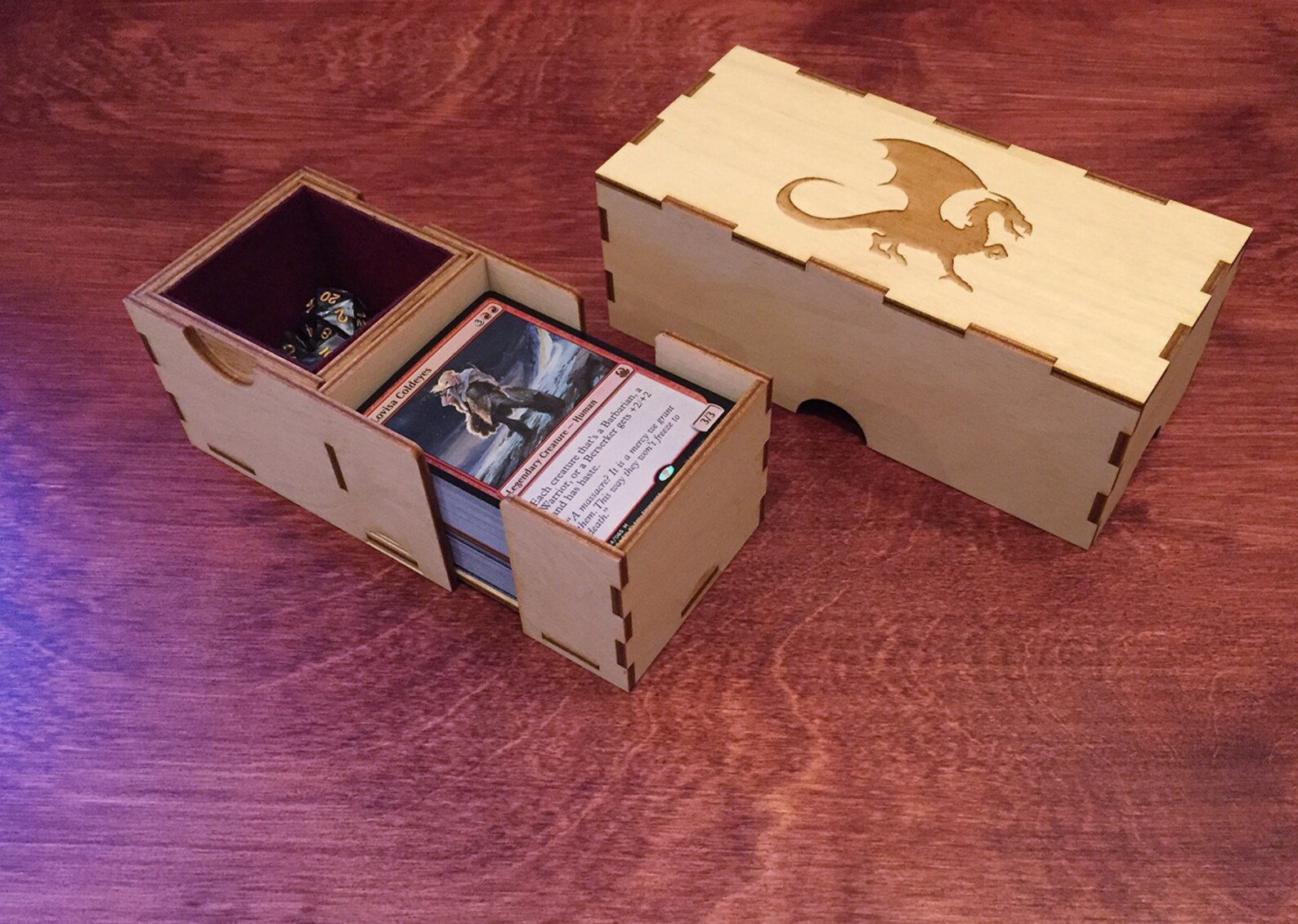 Custom 100 Card Deck and Dice Box - Etsy
