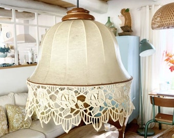 Vintage pendant light. French vintage. Circa 1950.