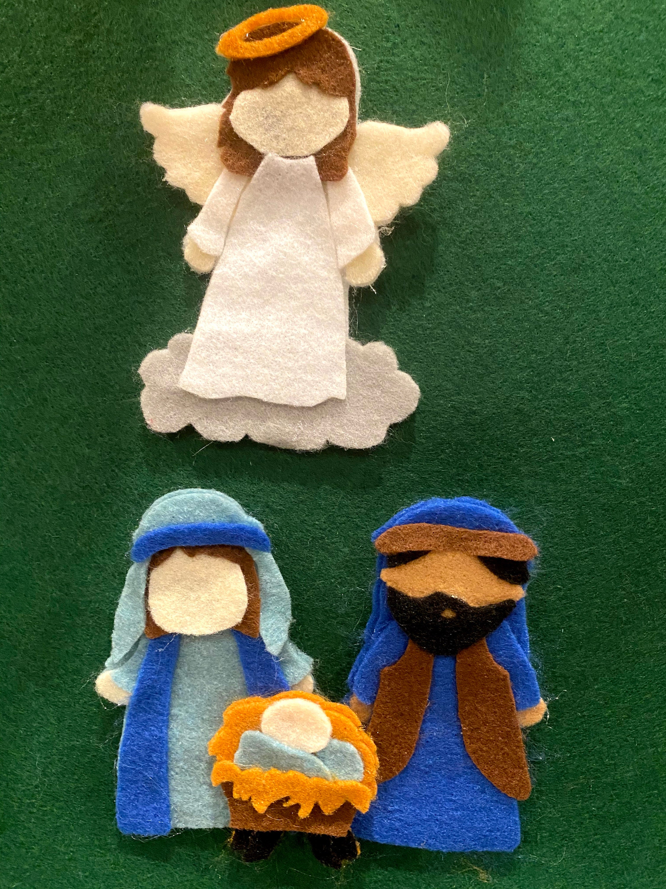Felt Nativity Scene Etsy