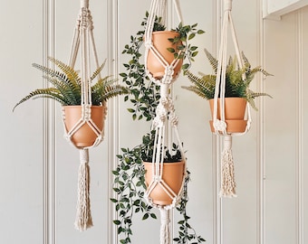 Double Basket Cotton Plant Hanger