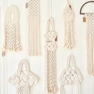 Cloud Knot Wall Hanging / Knot Charm Wallhanging / Macrame Wall Hanging image 5