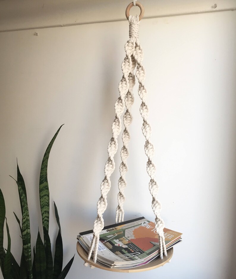 Macramé Hanging Bowl / Plant Hanger / Hanging Basket / Key Etsy