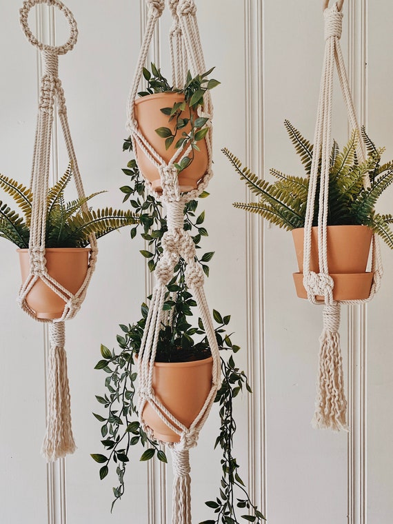 Macrame plant hanger best sale ring