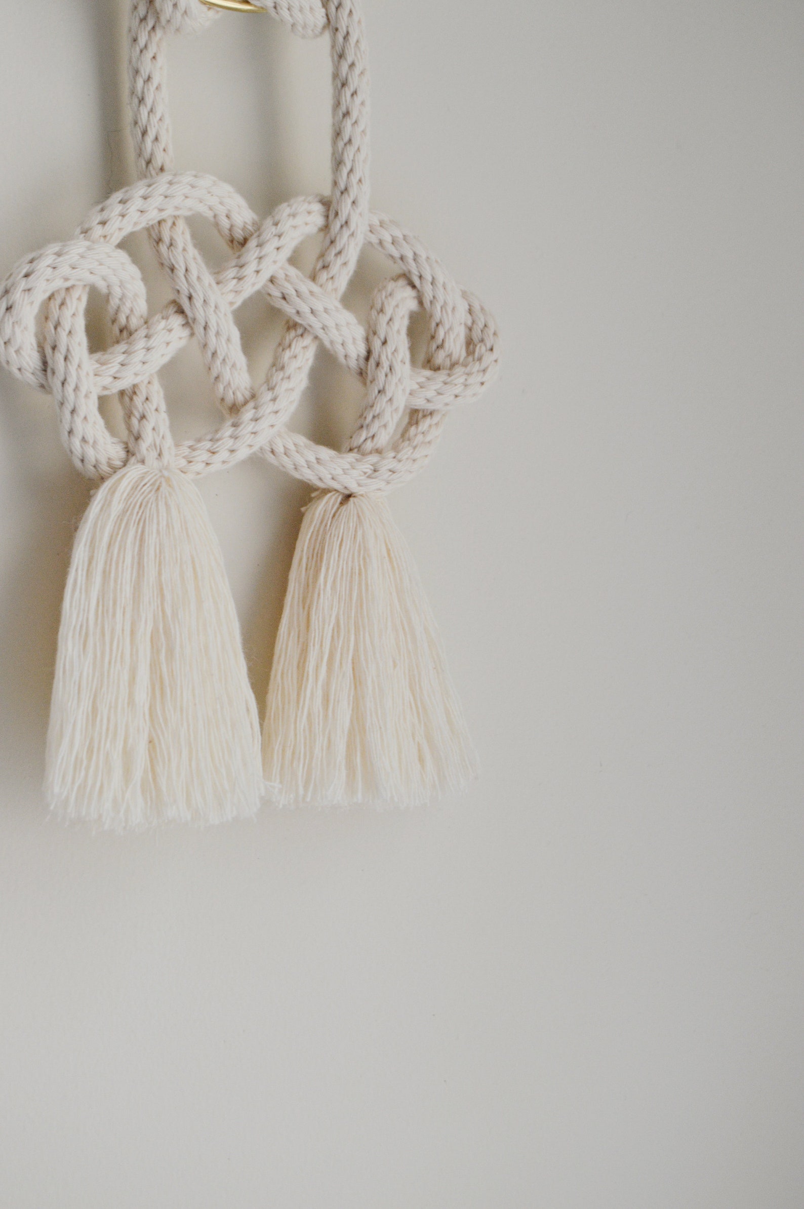 The Cloud Macrame Wall Hanging / Knot Wallhanging / Tassel Etsy
