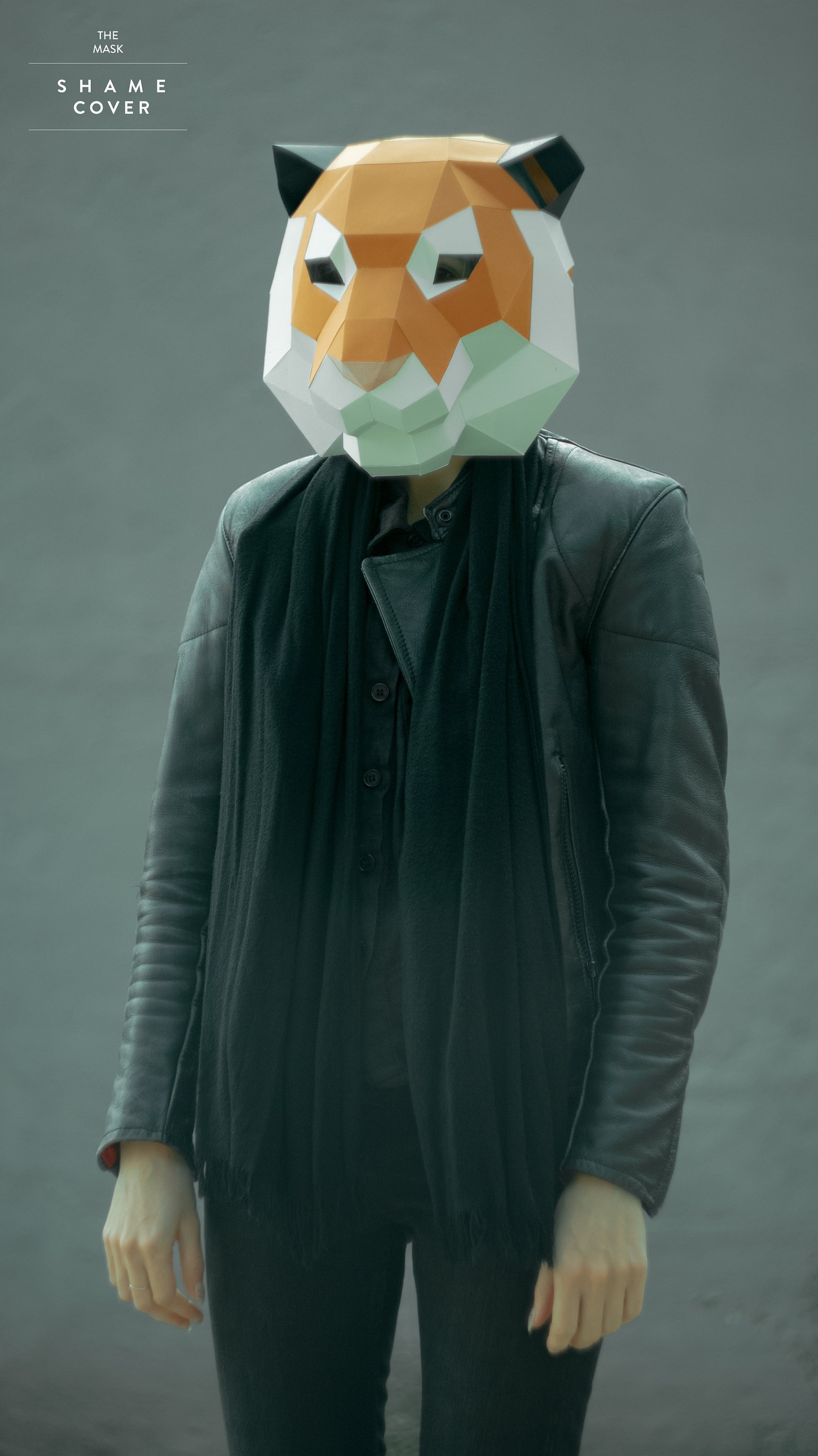 Make Tiger Face Mask,polygon Mask,pdf,wildcat,diy Paper,tiger Mask ...