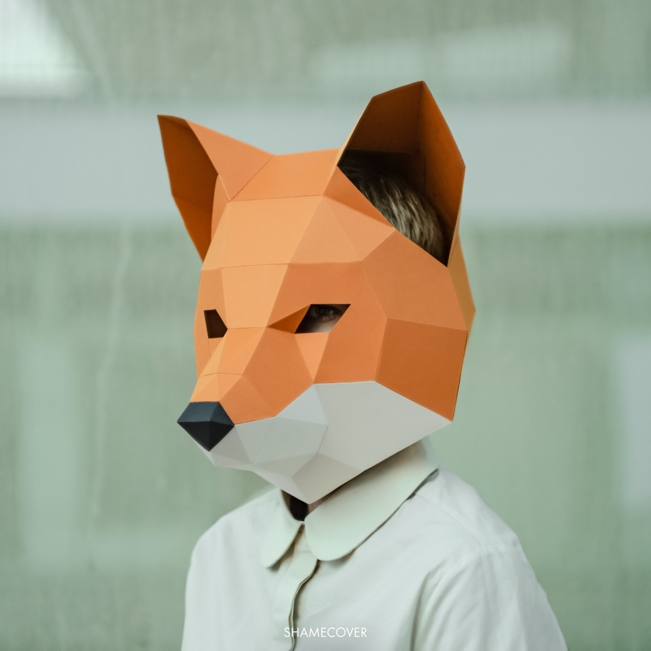 Fox Mask Printable, Paper DIY for Kids and Adults. PDF Template. Instant  Download. for Birthday, Halloween, Party, Costumes. 