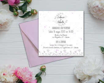 Custom Wedding Participation Kit - Printed or Digital File - ThemeFloreale - (menu, sign, placeholder, jam-sealed signs)