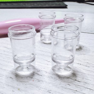 Dinky Dips - Tintenfässer für Kalligraphie 2ml - Ohne Deckel (4er Set)
