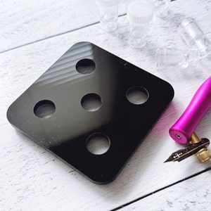 Black Acrylic Dinky Dip Holder for 2ml Dinky Dips - 5 Well