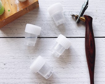 Dinky Dips - Inkwells for Calligraphy 2.5 ml with Screw Top Cover (Set of 4)
