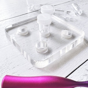 5 Well Acrylic Dinky Dip Holder for 2ml Push Top Dinky Dips