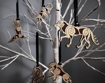 Nordic Animals Ornament Set