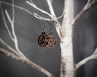 Small Pentacle Earrings