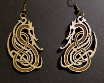 Nordic Dragon Earrings