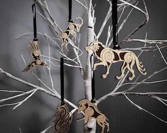 Nordic Animals Ornament Set