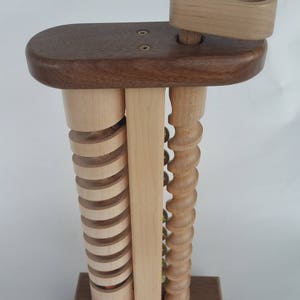 The Crank: A wooden toy with marbles hand crafted in Vermont. image 6