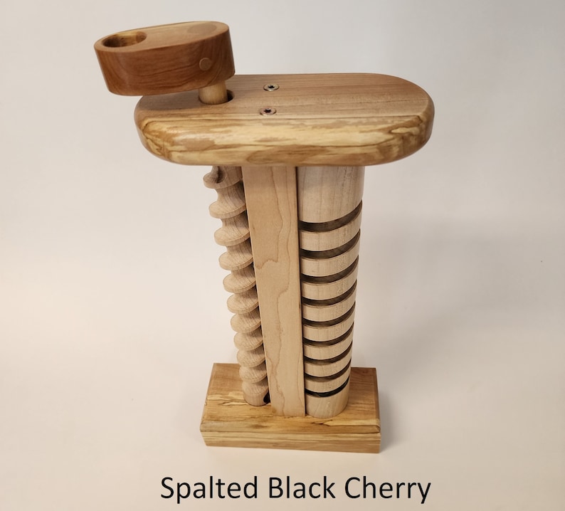 The Crank: A wooden toy with marbles hand crafted in Vermont. image 4