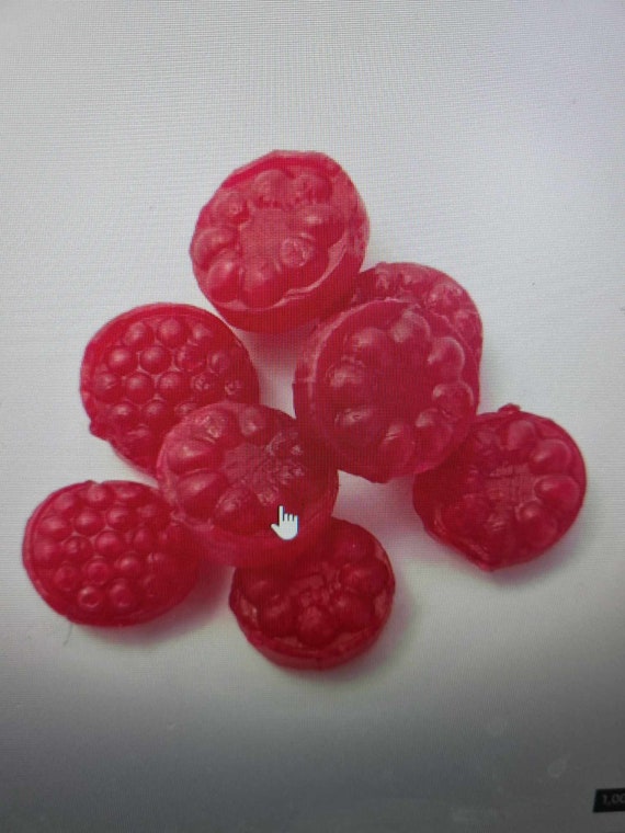 Candyroller - Brassroller raspberry shape