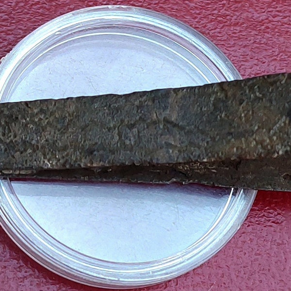 Authentique rare pince à épiler en bronze du début du Moyen Âge - 13ème siècle - cadeau historique