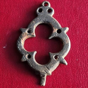 Beautiful authentic 13th century medieval Jesuit bronze pendant - vintage gift