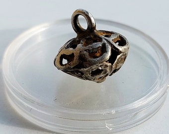 Beautiful Post Medieval silver button (15th century) historical gift - Christmas gift
