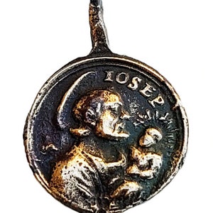 Rare beautiful bronze medal of Saint Joseph - Saint Paul i - Saint Peter - 16th century -  historical gift - Christmas gift - Gift for her