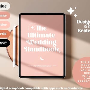 BOHO Digital Ultimate Wedding Planner, iPad Wedding Planner, Wedding Goodnotes, Wedding To Do List, Wedding Checklist, Wedding Budget