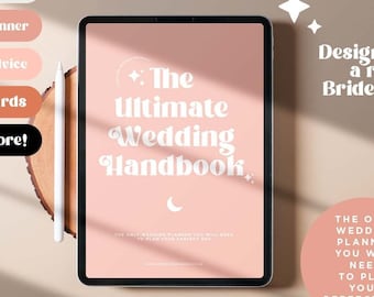 BOHO Digital Ultimate Wedding Planner, iPad Wedding Planner, Wedding Goodnotes, Wedding To Do List, Wedding Checklist, Wedding Budget