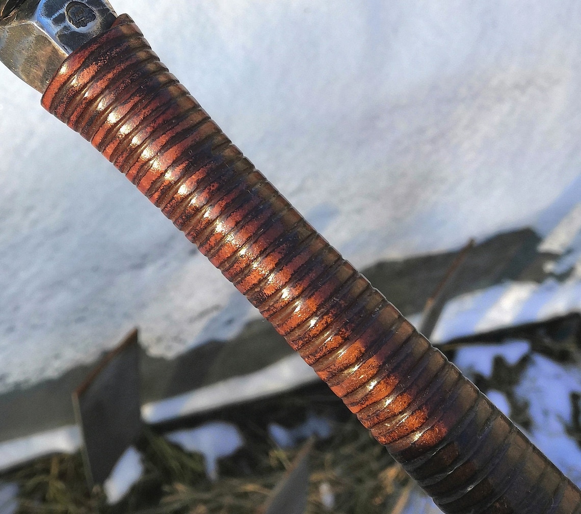 STAINLESS Fire Poker Fireplace Poker Hand Wrought Iron Etsy