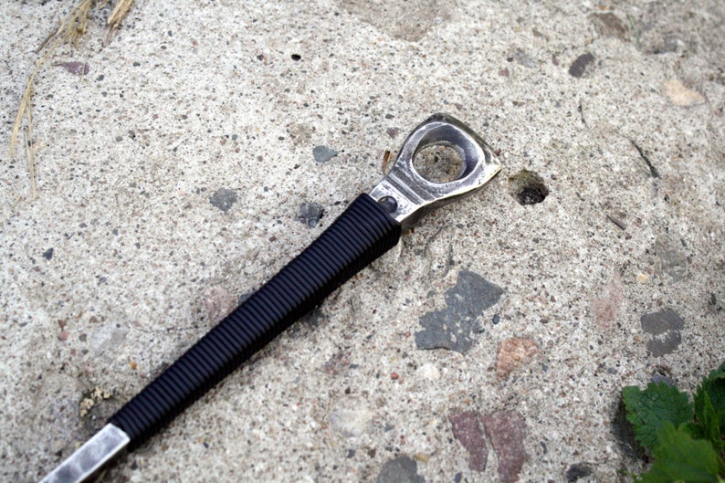 STAINLESS fire poker. Fireplace poker. Custom fire iron Etsy