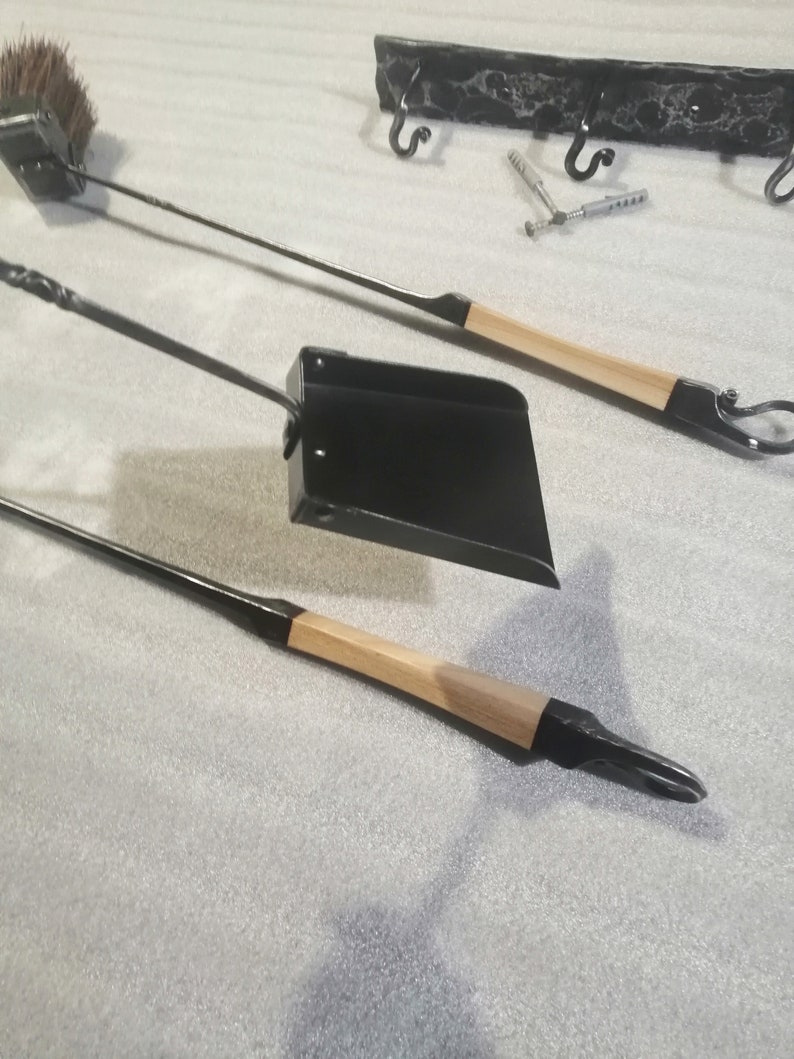 Fire Poker Fireplace Poker Shepherds Hook Wood Poker Etsy