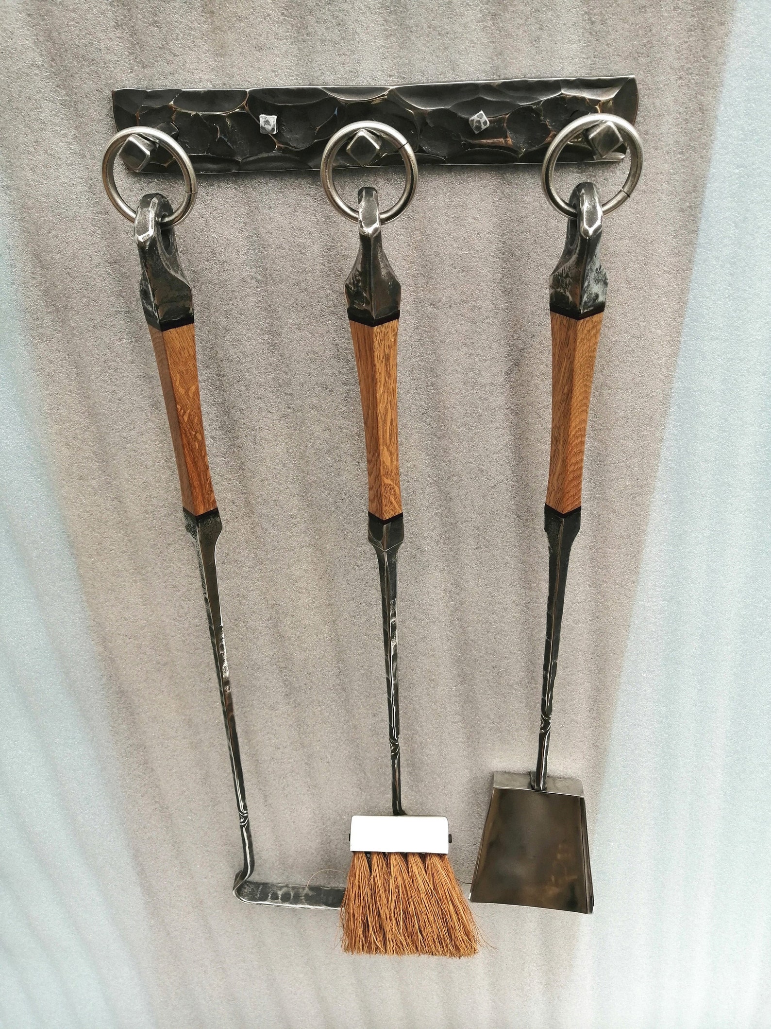 Fireplace Tools Stainless Steel Fireplace Tool Set Iron Etsy