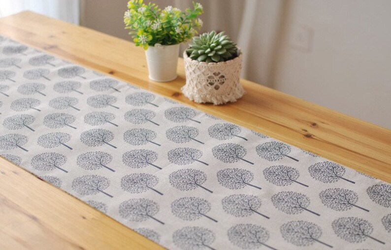 Mulberry Trees Linen Table RunnersSimple linen table runners Etsy